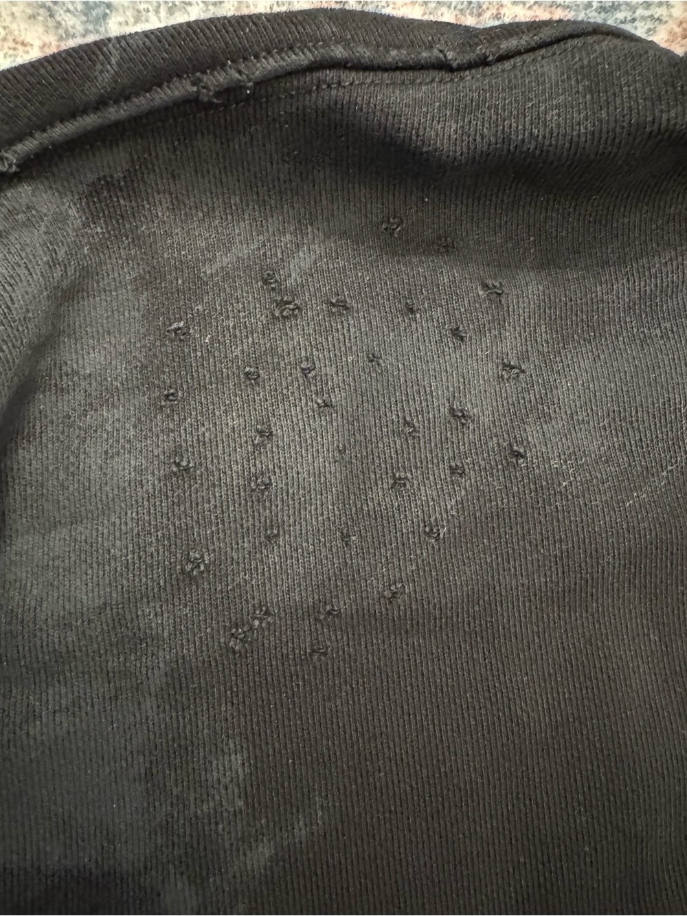 Balenciaga Black Logo Patchwork Hoodie - Picture 4 of 9